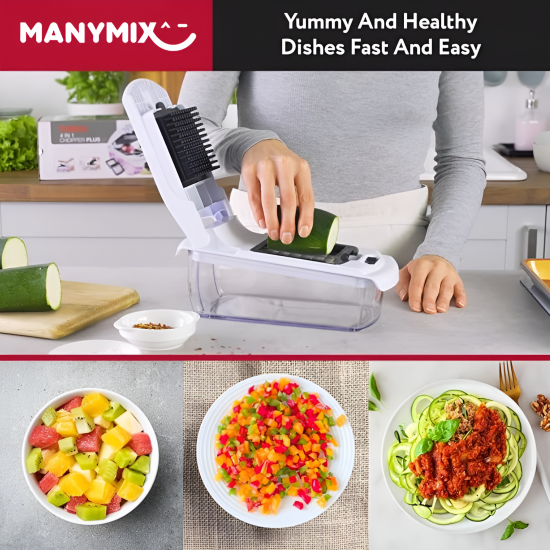 Vegetable Chopper With Drawer & 2 Pieces